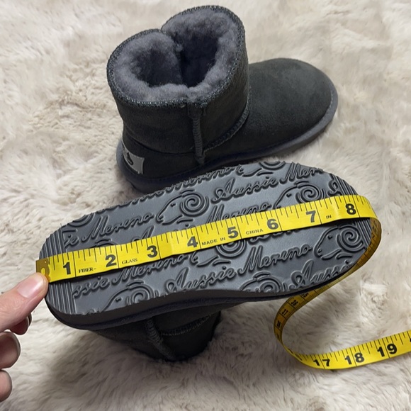 Aussie Merino Suede/Wool Kids Boots Y11 - Picture 16 of 16